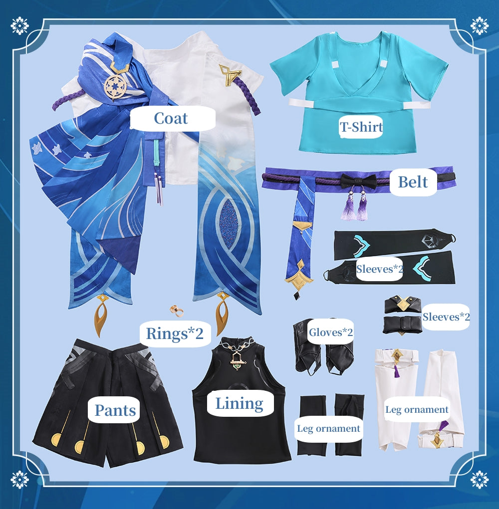 SBluuCosplay Game Genshin Impact Wanderer Cosplay Costume