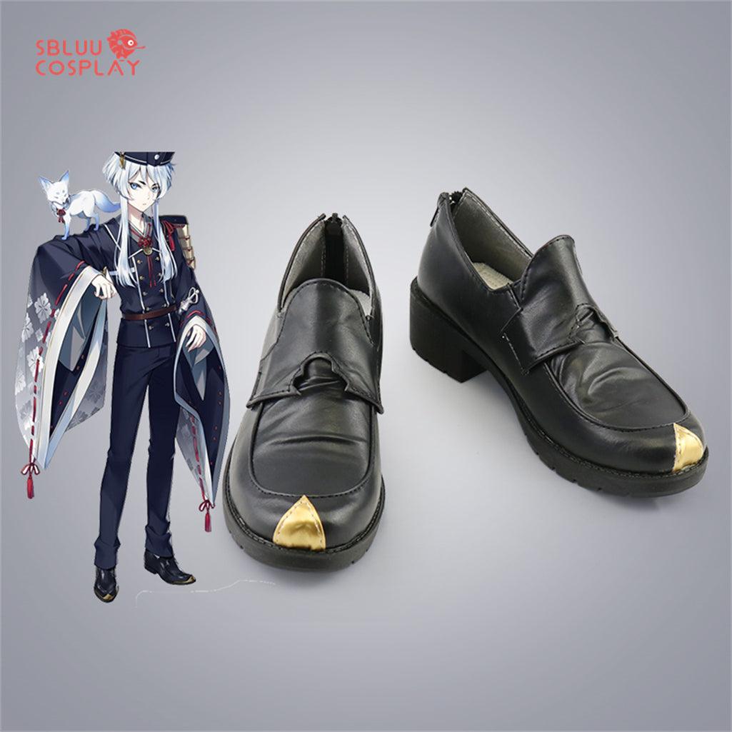 Touken Ranbu Online Hakusan Yoshimitsu Cosplay Shoes Custom Made Boots - SBluuCosplay