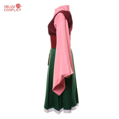 Hunter×Hunter Alluka Zoldyck Aruka Cosplay Costume Women Pink Kimono Dress - SBluuCosplay