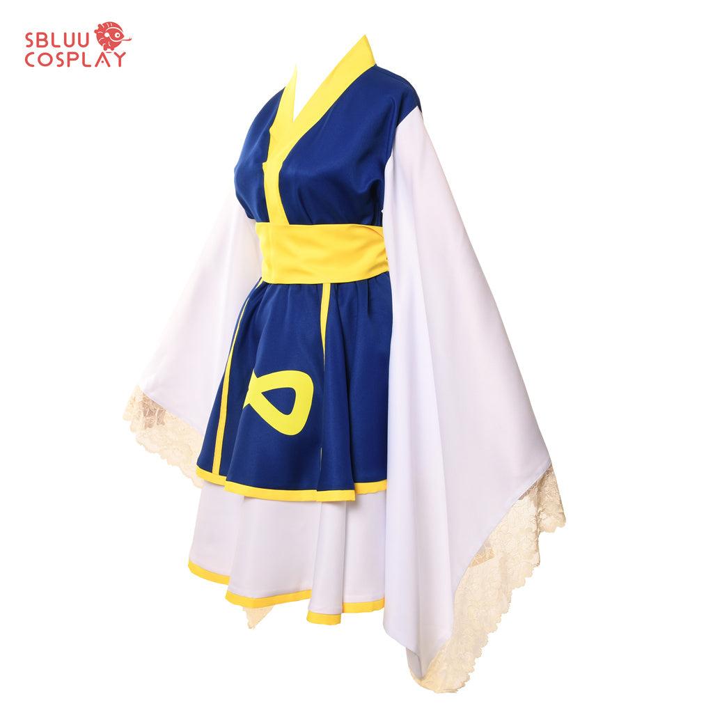 SBluuCosplay Hunter×Hunter Kurapika Cosplay Costume Women Lolita Kimono Dress - SBluuCosplay