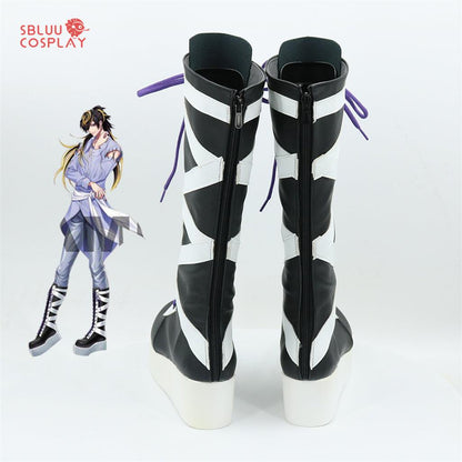 Hypnosis Microphone Aimono Jūshi Cosplay Shoes Custom Made Boots - SBluuCosplay