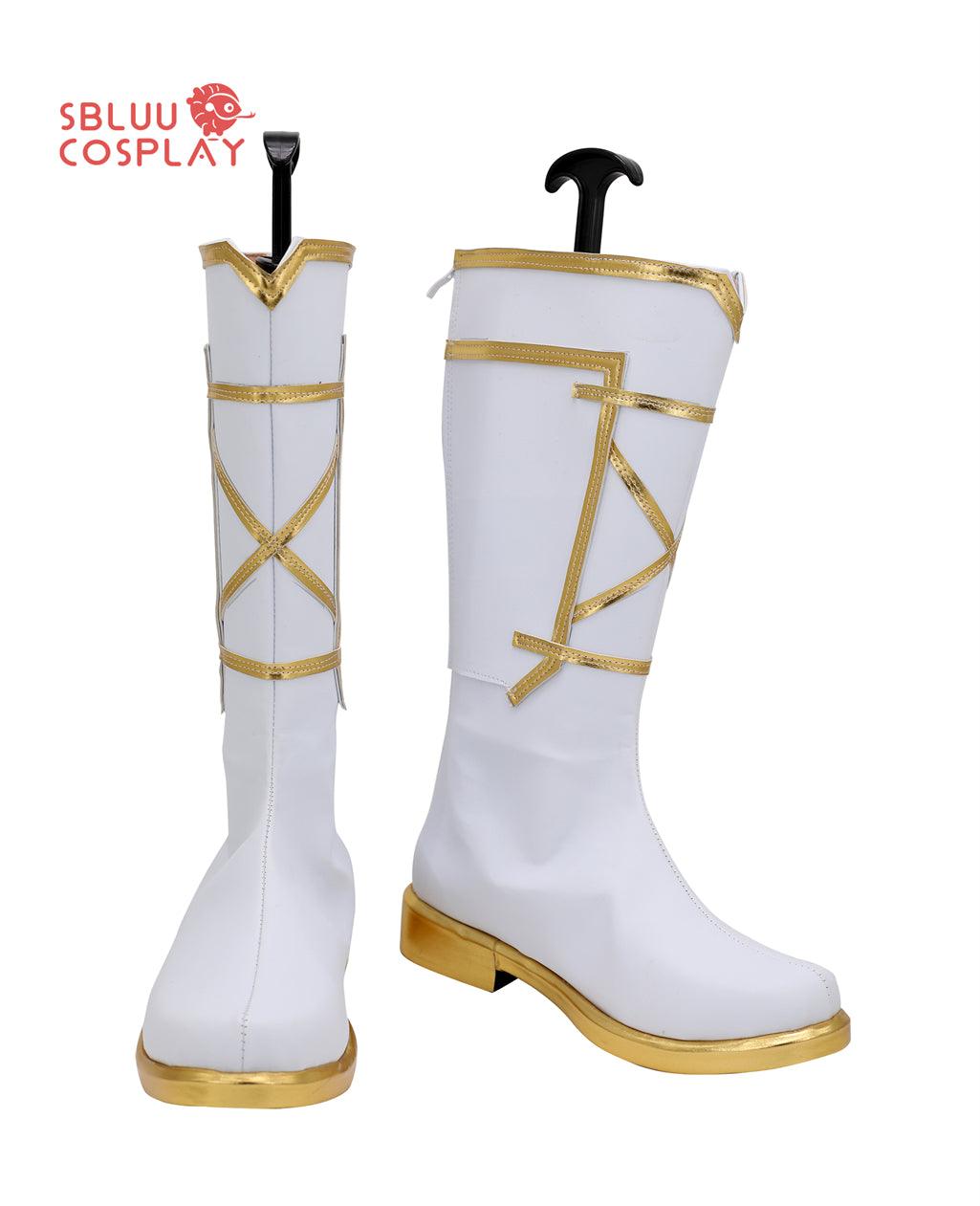 SBluuCosplay Senran Kagura Shinovi Versus Ikaruga Cosplay Shoes Custom Made Boots - SBluuCosplay