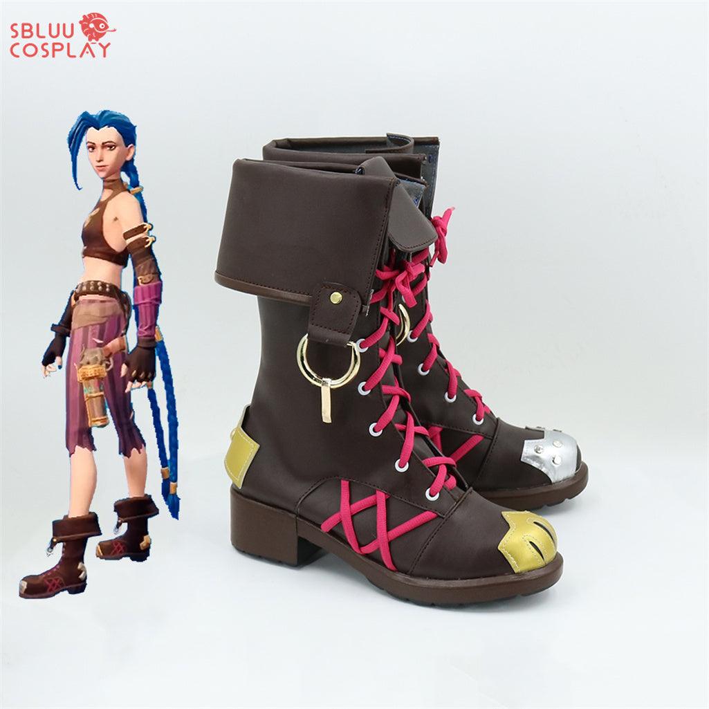 SBluuCosplay Game LOL Lulu Cosplay Shoes Custom Made Boots