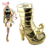 JoJo's Bizarre Adventure Dio Brando High Heel Cosplay Shoes Custom Made Boots - SBluuCosplay