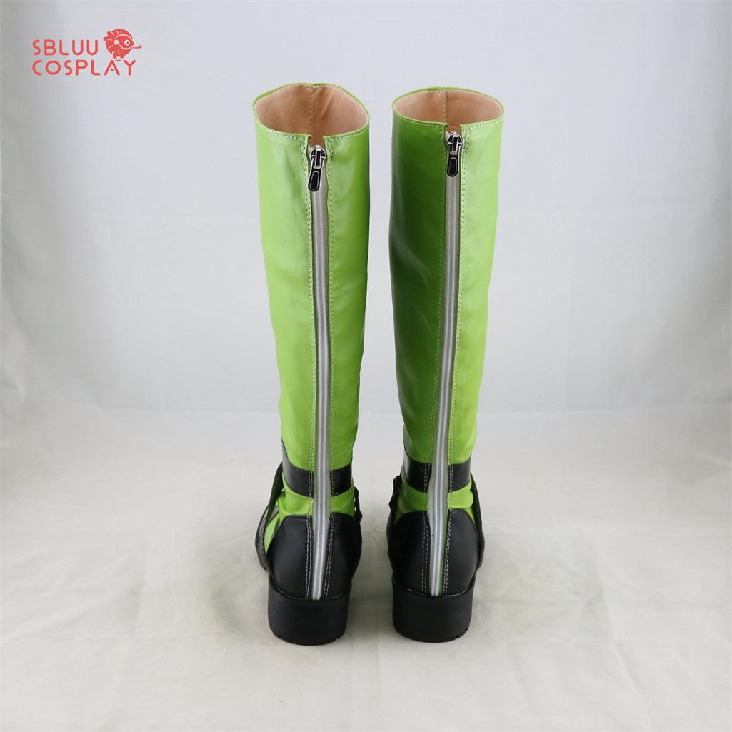 JoJo's Bizarre Adventure Guīdo Mista Green Cosplay Shoes Custom Made Boots - SBluuCosplay