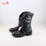 JoJo's Bizarre Adventure Jolyne Cujoh Black Cosplay Shoes Custom Made Boots - SBluuCosplay
