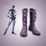 JoJo's Bizarre Adventure White Snake Purple Cosplay Shoes Custom Made Boots - SBluuCosplay