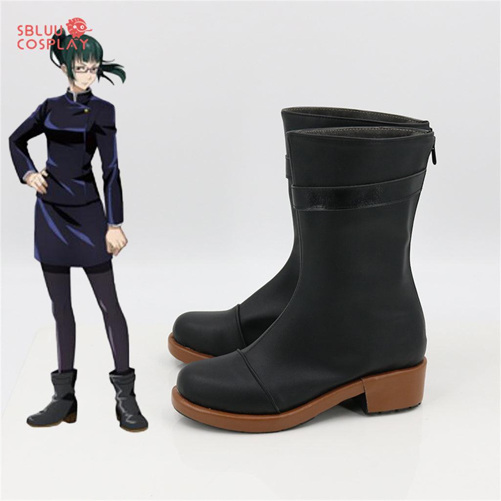 Jujutsu Kaisen Zenin Maki Cosplay Shoes Custom Made Boots - SBluuCosplay