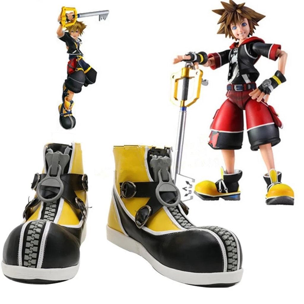 SBluuCosplay Game Kingdom Hearts 2 Sora Cosplay Shoes Boots Custom Made - SBluuCosplay