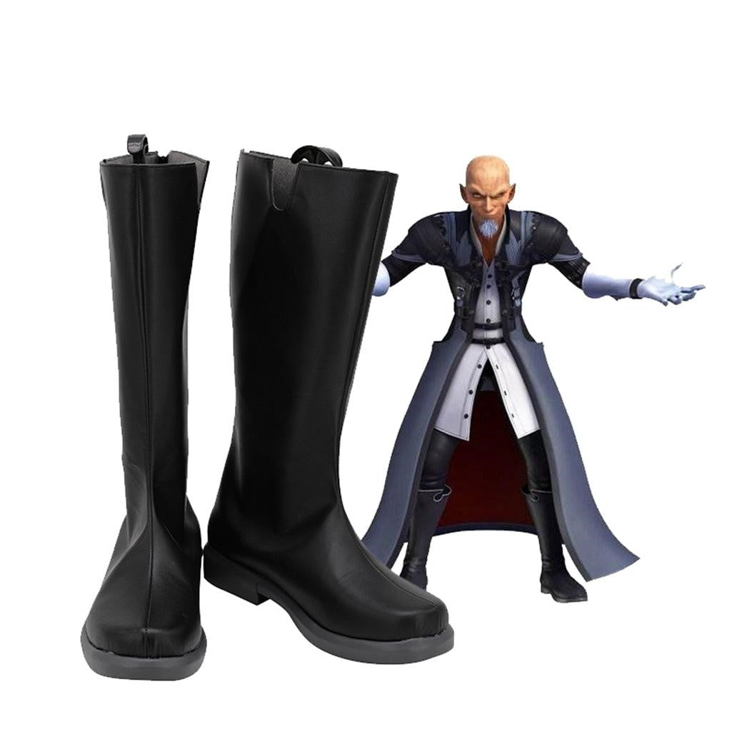 Chaussures de Cosplay Kingdom Hearts Master Xehanort, bottes sur mesure