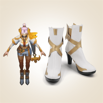 LOL Fiora Laurent Cosplay Shoes Custom Made Boots
