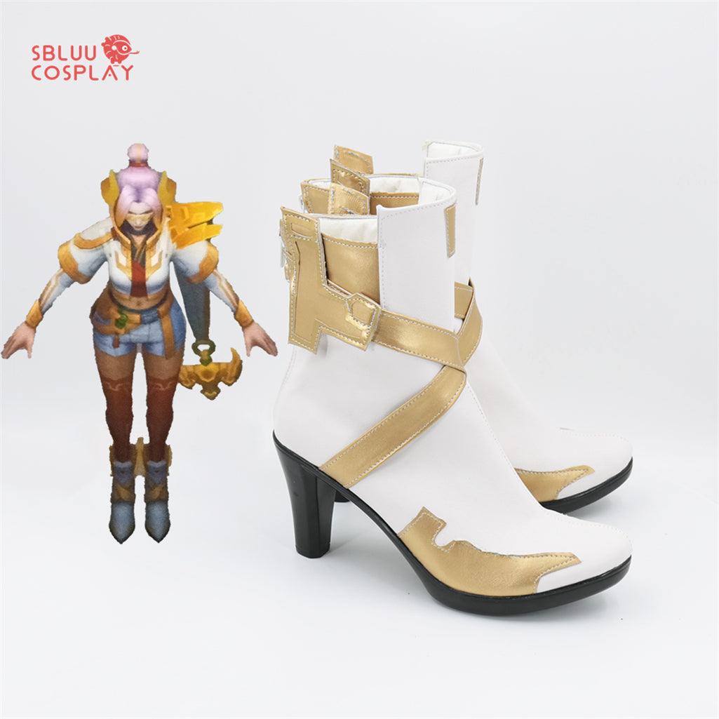 LOL Fiora Laurent Cosplay Shoes Custom Made Boots - SBluuCosplay