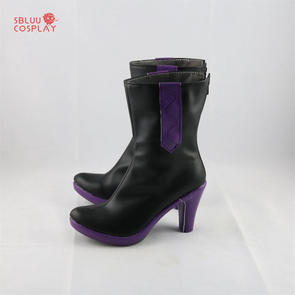 LOL Katarina Du Couteau Cosplay Shoes Custom Made Boots - SBluuCosplay