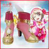 SBluuCosplay Lovelive sif Nakasu Kasumi Cosplay Shoes Custom Made Boots
