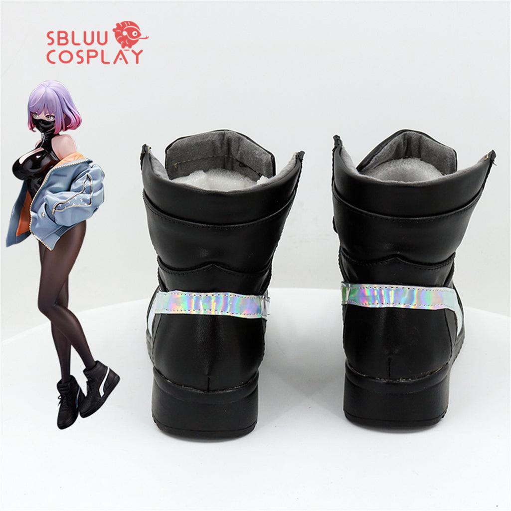 SBluuCosplay Astrum Design Mask Girl Luna YD Cosplay Shoes Custom Made Boots - SBluuCosplay