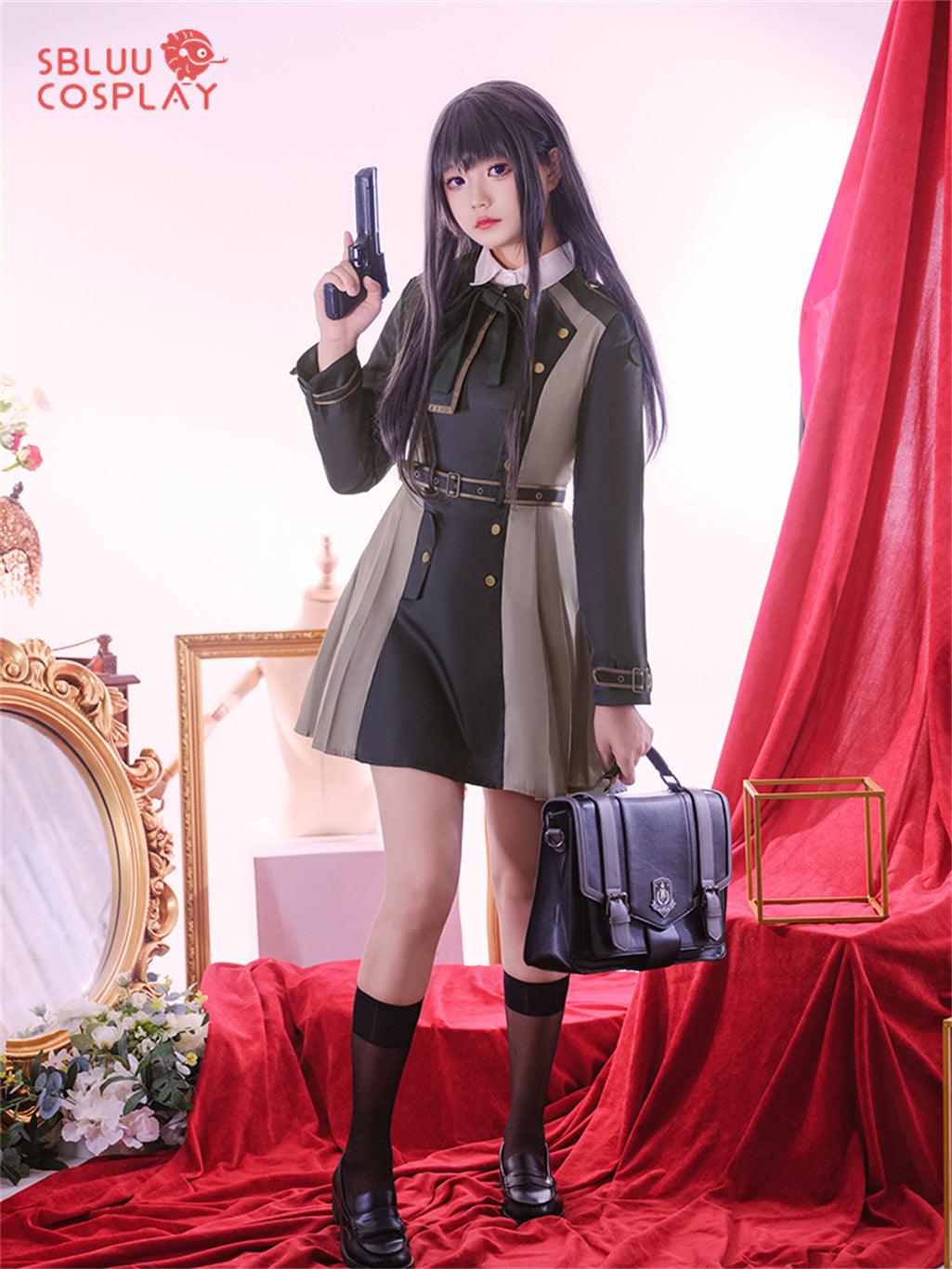 SBluuCosplay Lycoris Recoil Chisato Nishikigi Takina Inoue Cosplay Costume Wig - SBluuCosplay