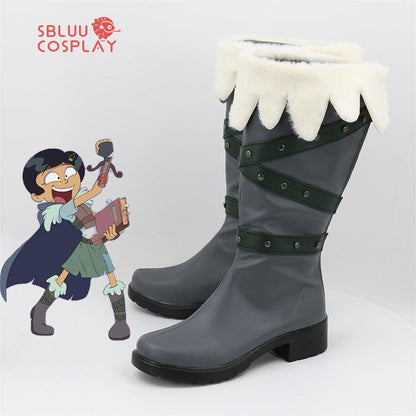 SBluuCosplay Amphibia Marcy Wu Cosplay Shoes Custom Made Boots - SBluuCosplay