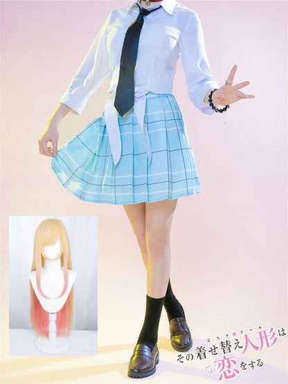 SBluuCosplay My Dress Up Darling Marin Kitagawa Cosplay Costume JK Uniform - SBluuCosplay