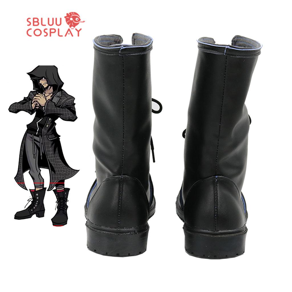 SBluuCosplay The World Ends with You Sho Minamimoto Cosplay Shoes Custom Made Boots - SBluuCosplay