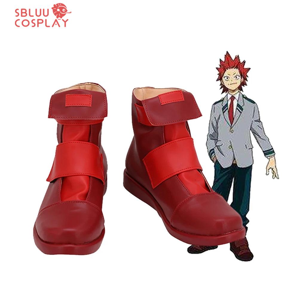My Hero Academia Eijiro Kirishima Cosplay Shoes Custom Made Boots - SBluuCosplay