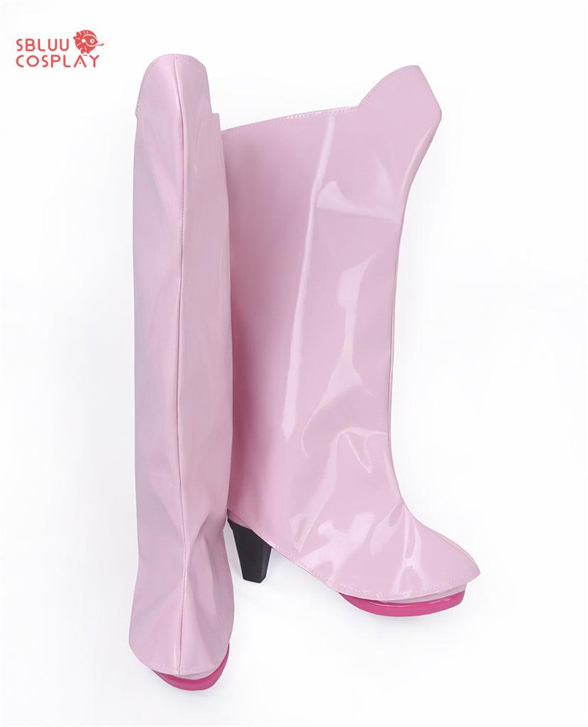 My Hero Academia Ochaco Uraraka Cosplay Shoes Custom Made Pink Boots - SBluuCosplay