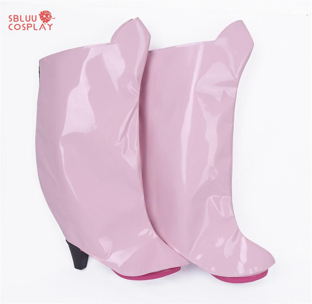 My Hero Academia Ochaco Uraraka Cosplay Shoes Custom Made Pink Boots - SBluuCosplay