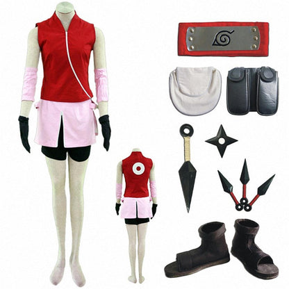 Sakura Haruno from Naruto Halloween 1st Cosplay Costume – Gcosplay