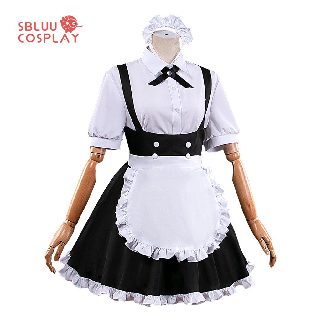 SBluuCosplay Call of the Night Nazuna Nanakusa Maid skirt Cosplay Costume - SBluuCosplay