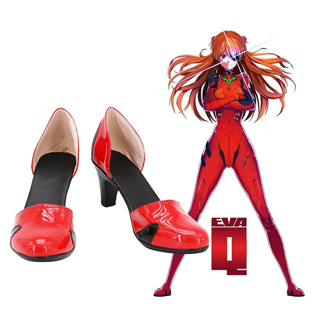 Neon Genesis Evangelion Asuka Langley Soryu Cosplay Shoes