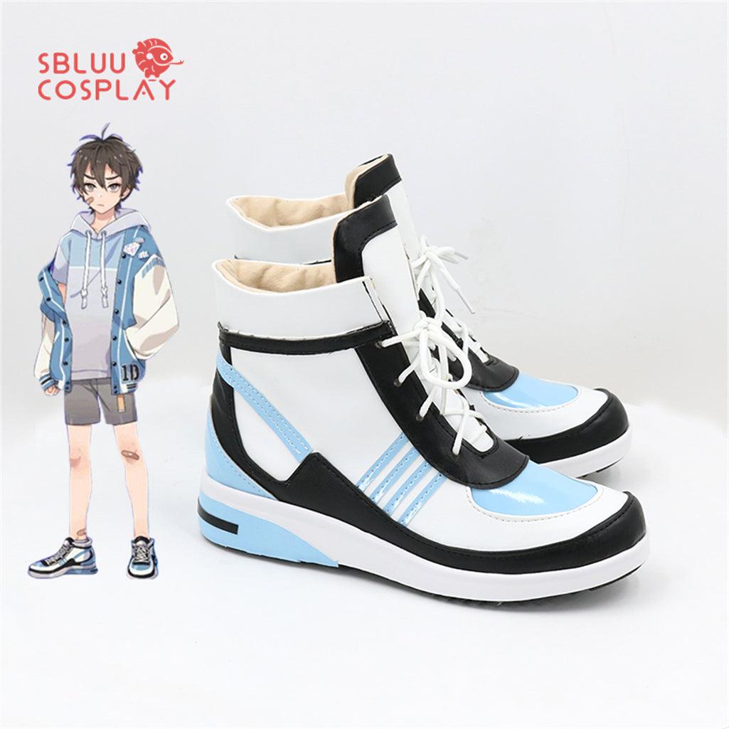 SBluuCosplay Nu Carnival Eiden Cosplay Shoes Custom Made Boots - SBluuCosplay