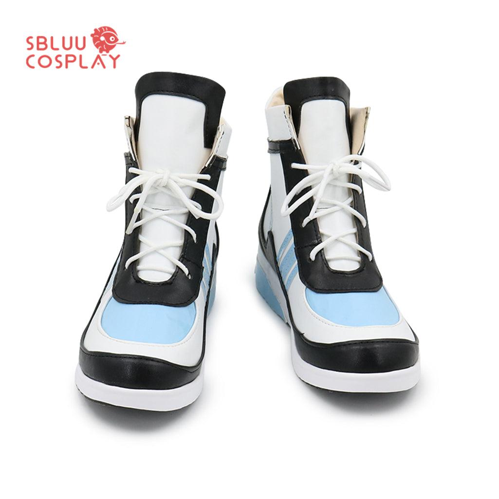 SBluuCosplay Nu Carnival Eiden Cosplay Shoes Custom Made Boots - SBluuCosplay