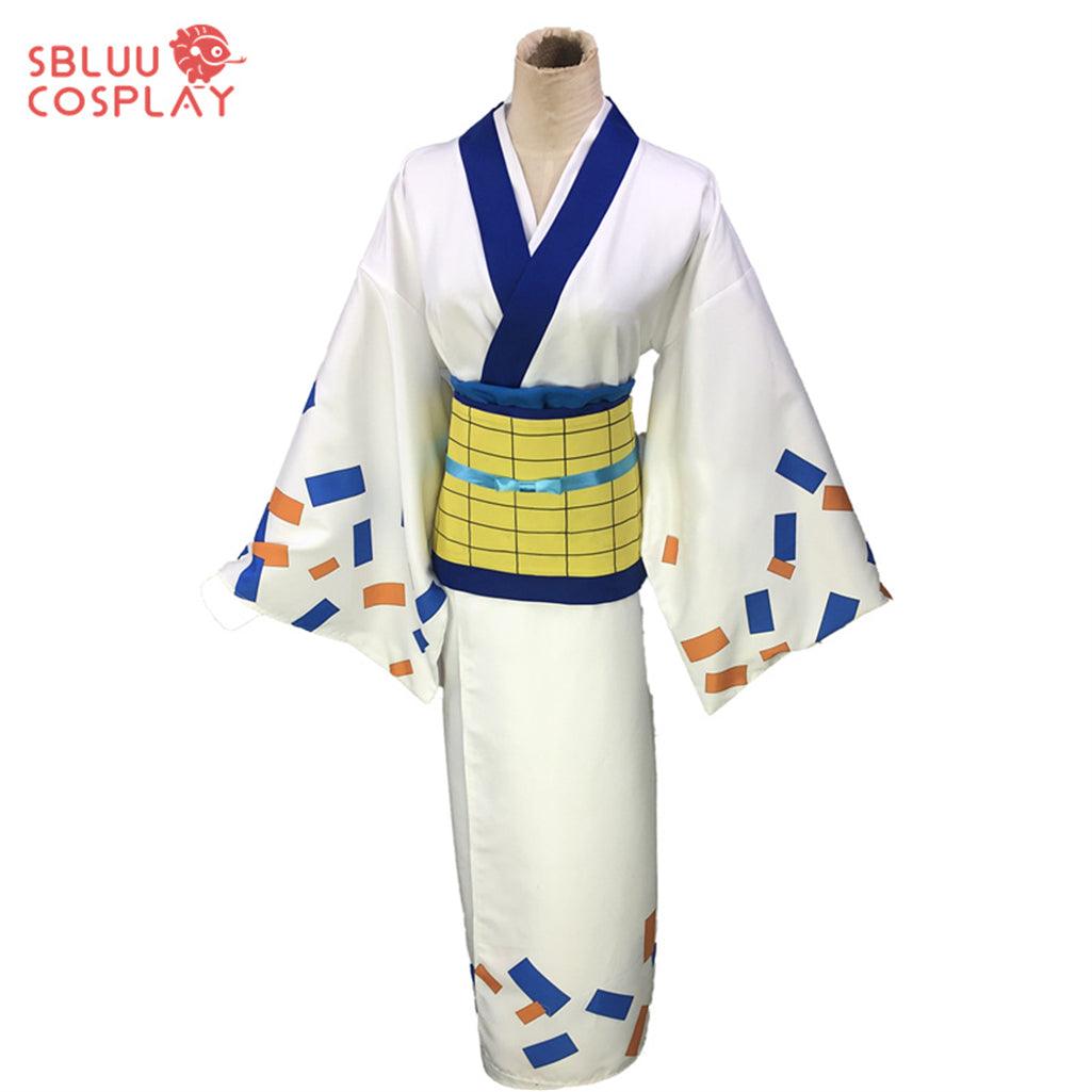 SBluuCosplay Anime One Piece Wano Country Nefeltari Vivi Cosplay Costume Kimono Outfit - SBluuCosplay