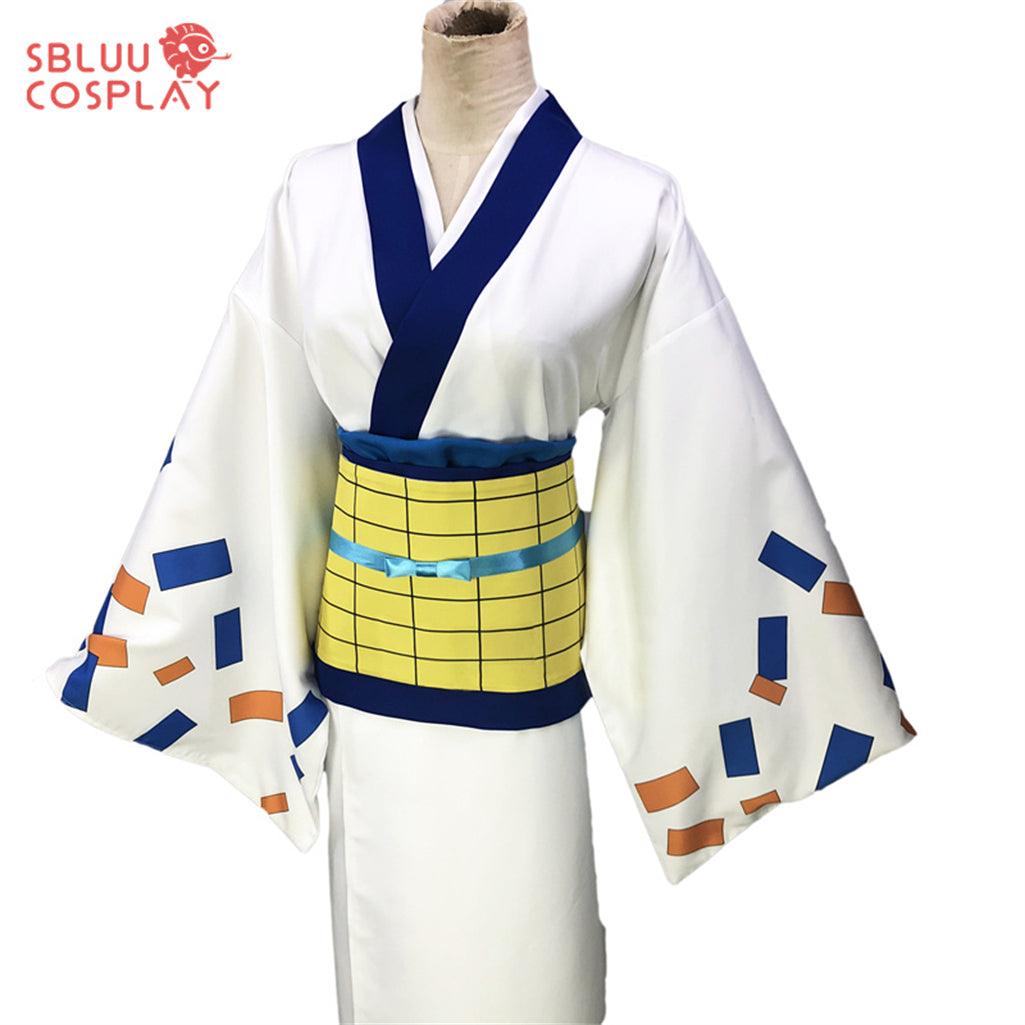 SBluuCosplay Anime One Piece Wano Country Nefeltari Vivi Cosplay Costume Kimono Outfit - SBluuCosplay