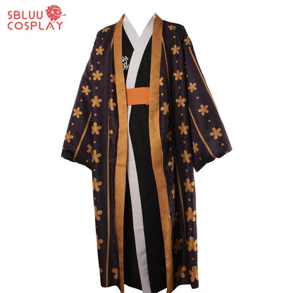 SBluuCosplay One Piece Wano Country Trafalgar Law Cosplay Costume Kimono Outfit - SBluuCosplay