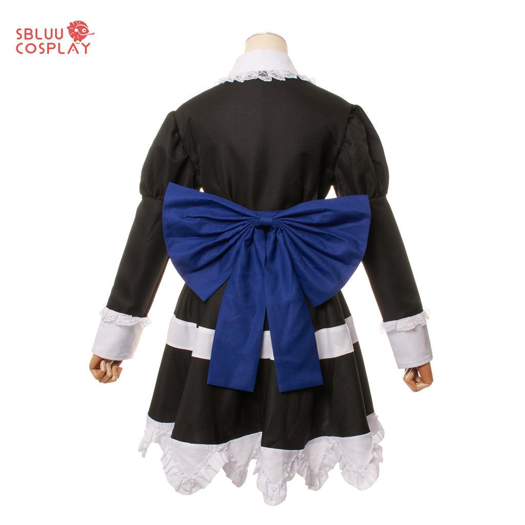 Panty &amp; Stocking with Garterbelt Stocking Anarchy Cosplay Costume Maid Black Lolita Dress Uniform - SBluuCosplay