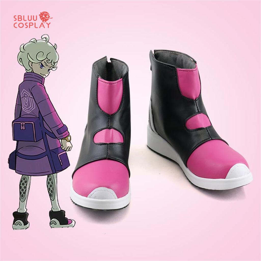 Pokémon Sword and Shield Bede Cosplay Shoes Custom Made Boots - SBluuCosplay