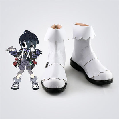 Pokemon Sword and Shield Leader Allister Cosplay Shoes Custom Made Boots