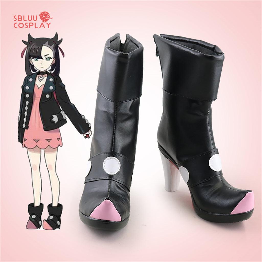 Pokémon Sword and Shield Marnie Cosplay Shoes Custom Made Boots - SBluuCosplay