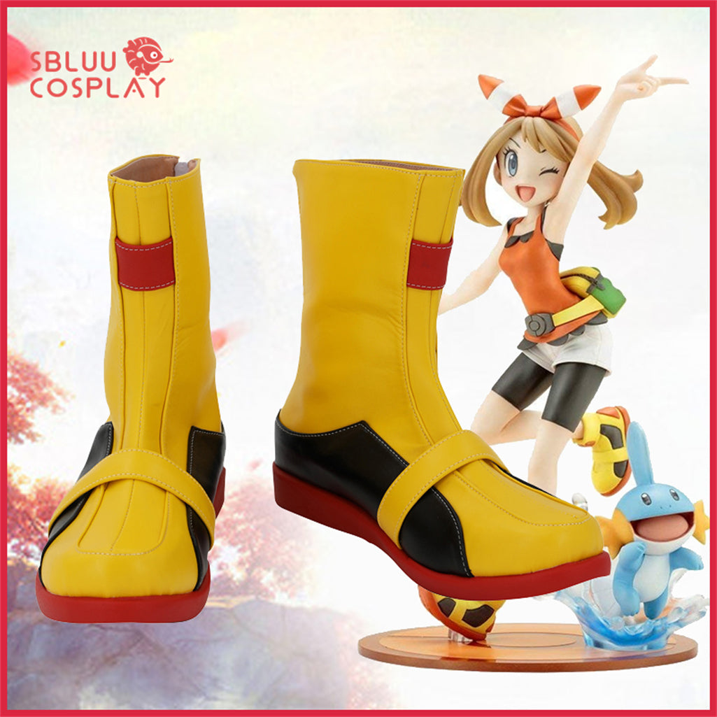 SBluuCosplay Pokémon May Cosplay Shoes Custom Made Boots