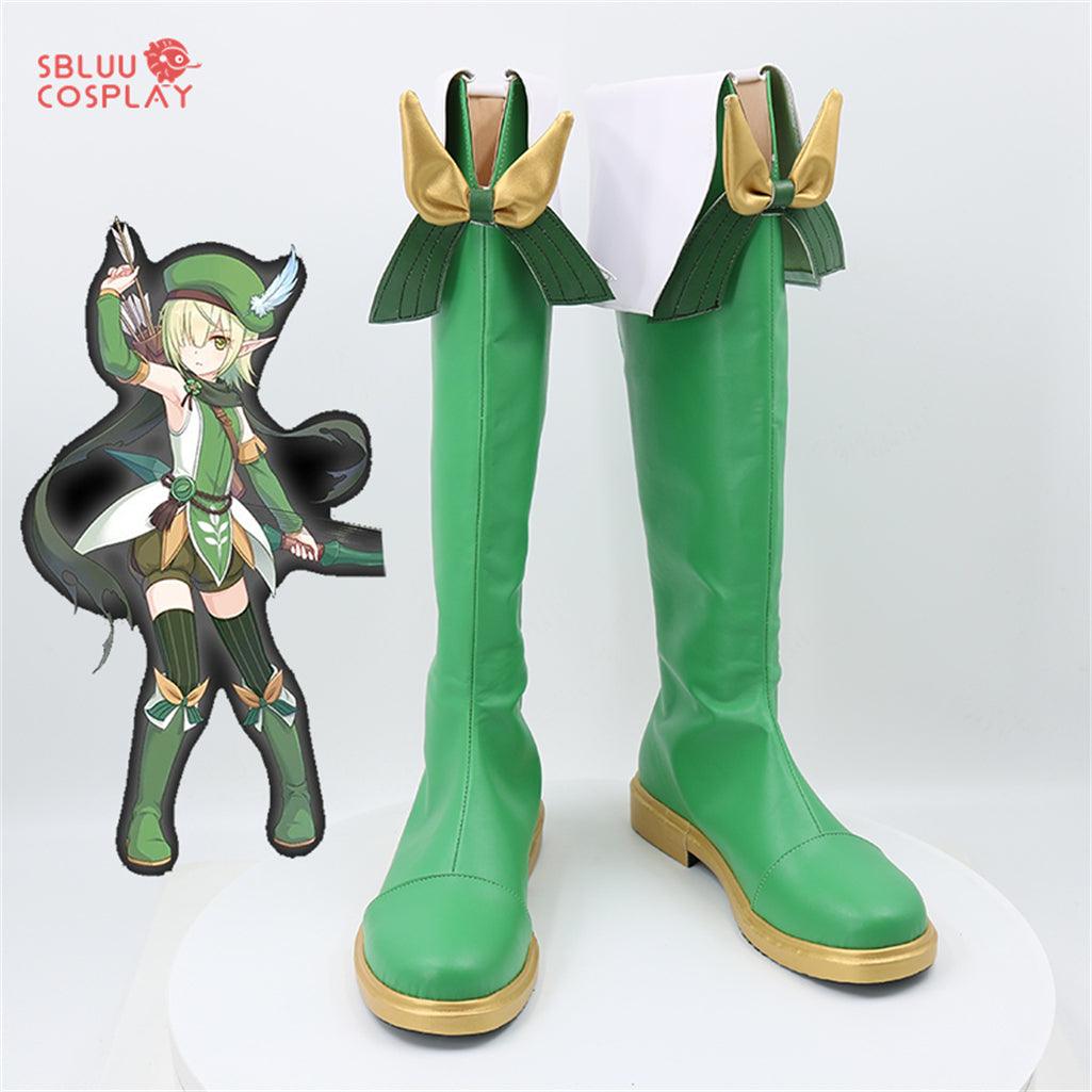 PrincessConnect Re Dive Aoi Cosplay Shoes Custom Made Boots - SBluuCosplay