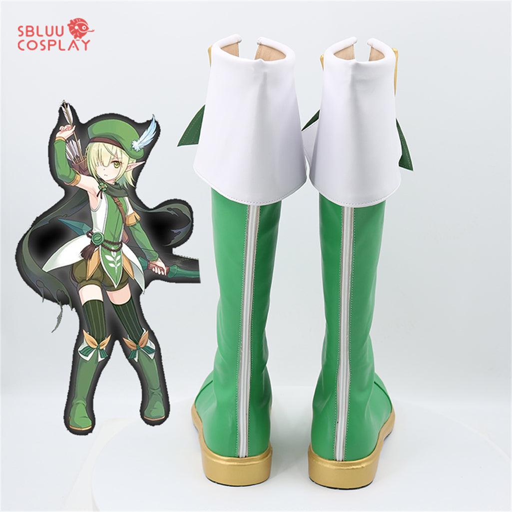 PrincessConnect Re Dive Aoi Cosplay Shoes Custom Made Boots - SBluuCosplay