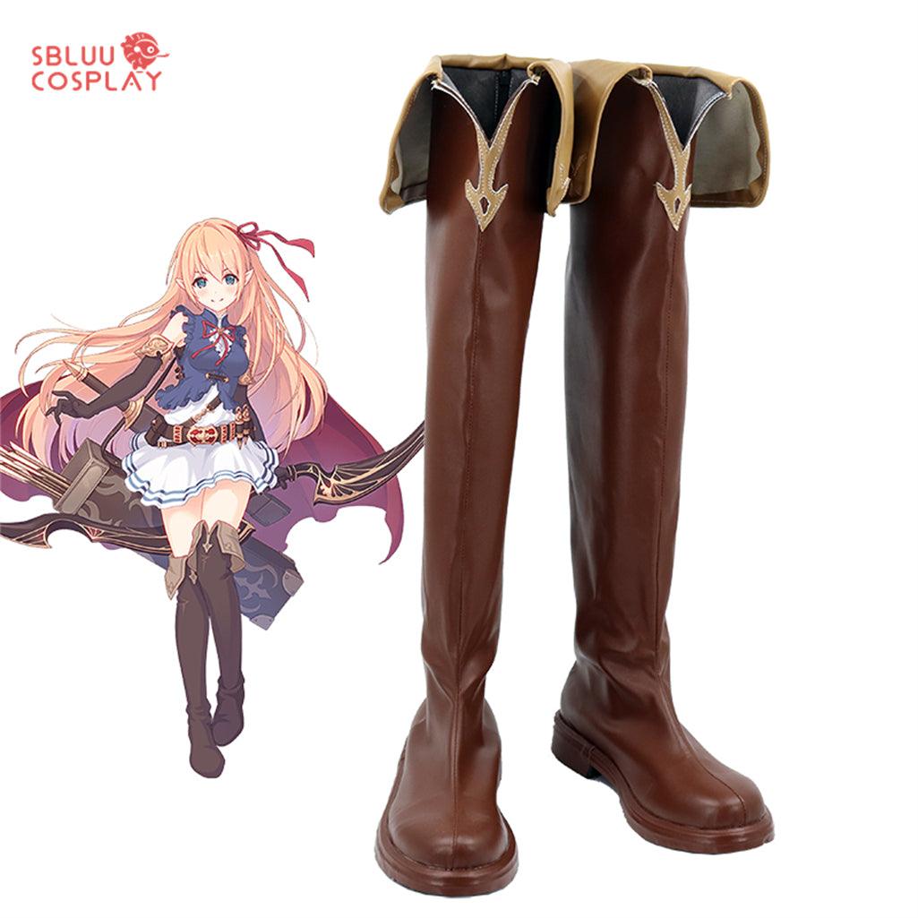 PrincessConnect Re Dive Arisa Cosplay Shoes Custom Made Boots - SBluuCosplay