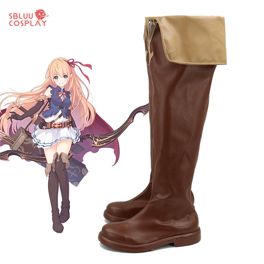 PrincessConnect Re Dive Arisa Cosplay Shoes Custom Made Boots - SBluuCosplay