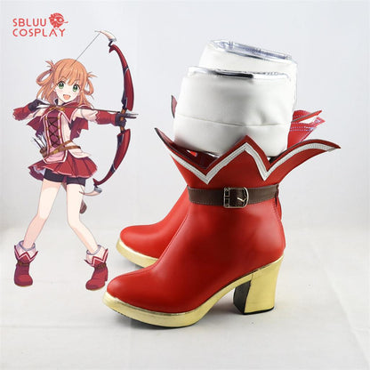 PrincessConnect Re Dive Inosaki Rino Cosplay Shoes Custom Made Boots - SBluuCosplay