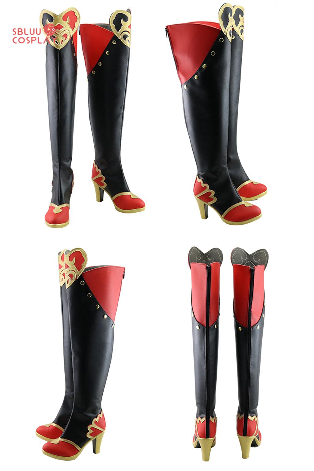 Twisted-Wonderland Riddle Rosehearts Cosplay Shoes Custom Made Boots - SBluuCosplay