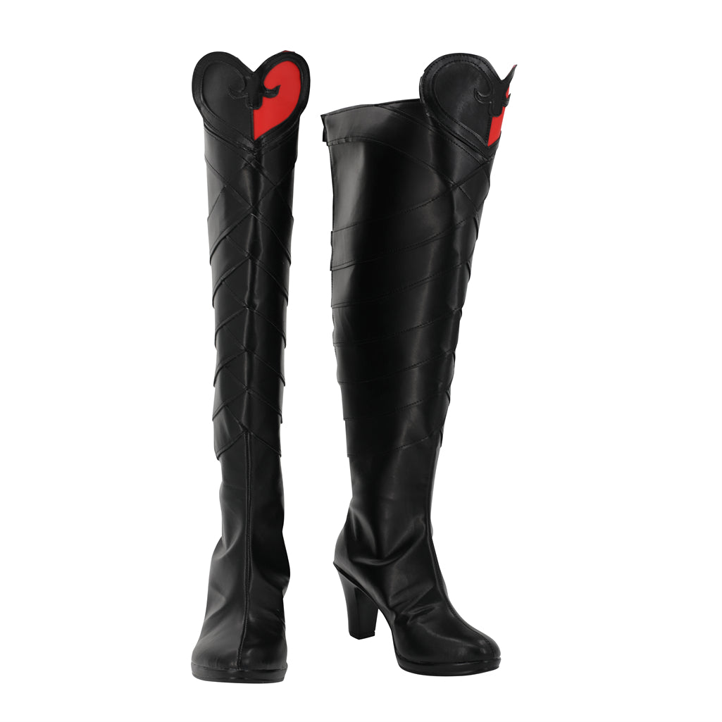 SBluuCosplay Twisted-Wonderland Riddle Rosehearts Cosplay Shoes Custom Made Boots