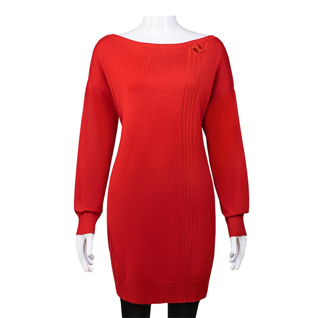 SBluuCosplay SPY×FAMILY Yor Forger Cosplay Costume Women Casual Red Sweater - SBluuCosplay