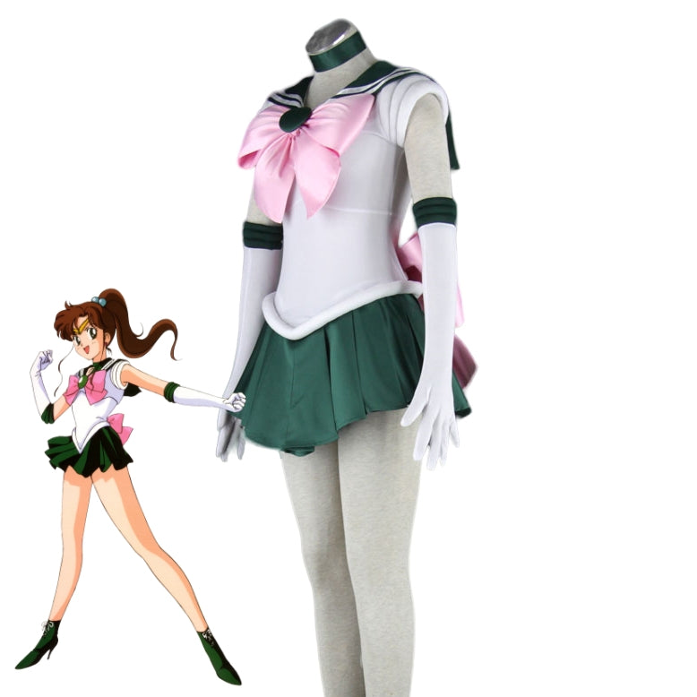 SBluuCosplay Sailor Moon Makoto Kino Sailor Jupiter Cosplay Costume