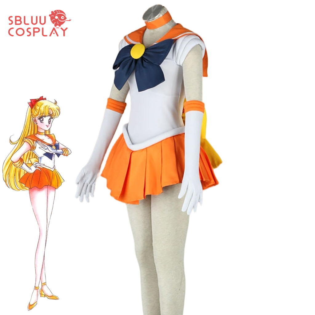 SBluuCosplay Sailor Moon Minako Aino Sailor Venus Cosplay Costume
