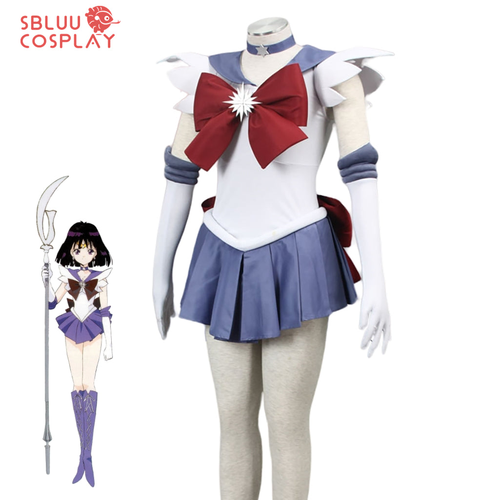 SBluuCosplay Sailor Moon Sailor Saturn Hotaru Tomoe Cosplay Costume